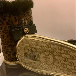 Michael Kors Baby Baba Cheetah Print Boot Sz 2 NWB